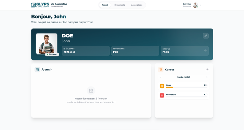 Application Étudiante